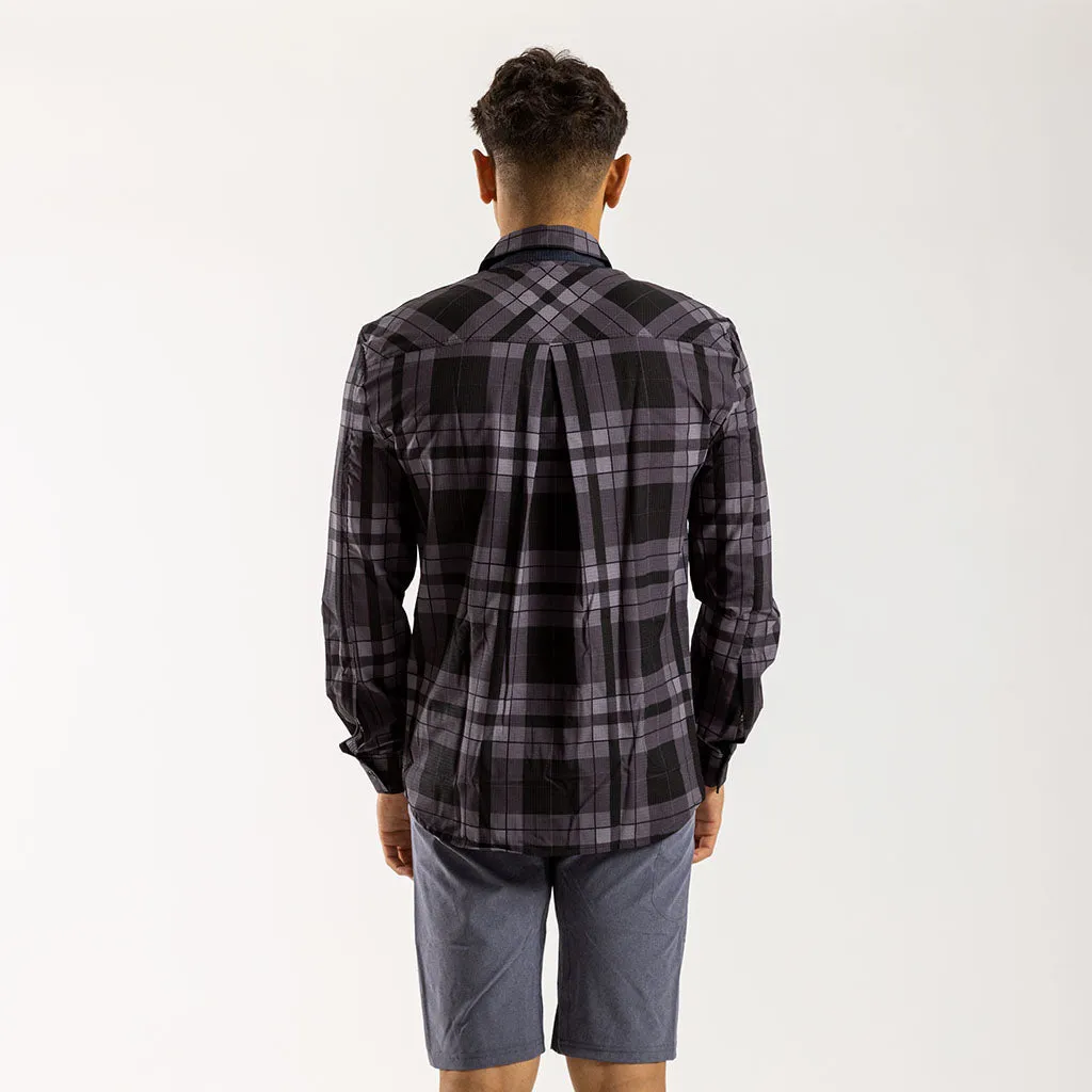 Men's Long Sleeve Adventure Shirt (Charcoal)