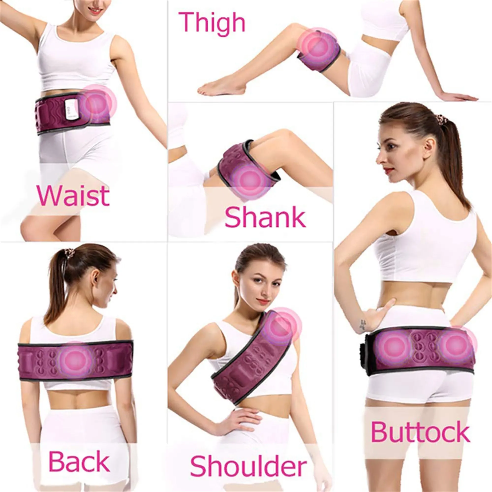 Slimming Belt Abdominal Stimulator Body Vibrating Slimming Belt